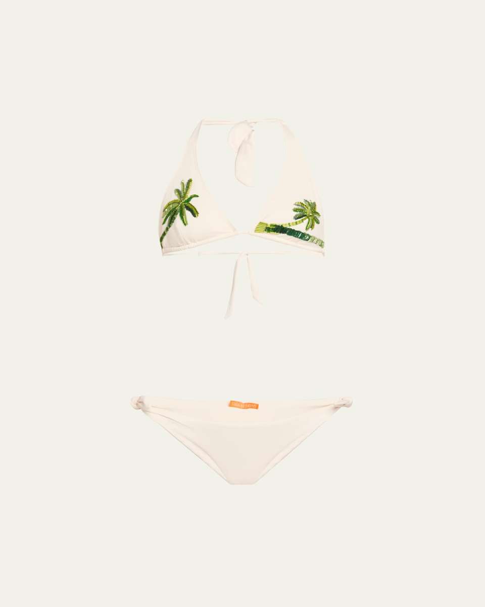 Maqius Palms Two-Piece Swimsuit